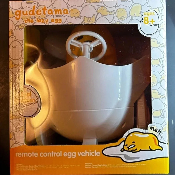 Gudetama lazy egg funny remote control car kids anime Japanese toy activities - Picture 7 of 10